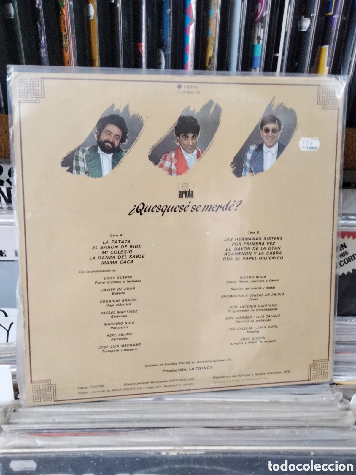 Discos de vinilo: Quesquese se merde lp la trinca - Foto 2