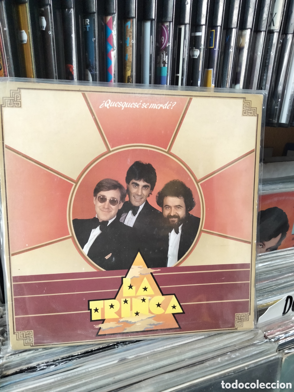 Discos de vinilo: Quesquese se merde lp la trinca - Foto 1