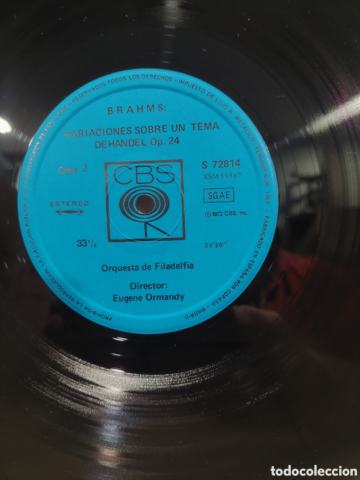 Discos de vinilo: Cbs 1972 hayden op 56 a orquesta filadelfia director Eugene Ormandy - Foto 4
