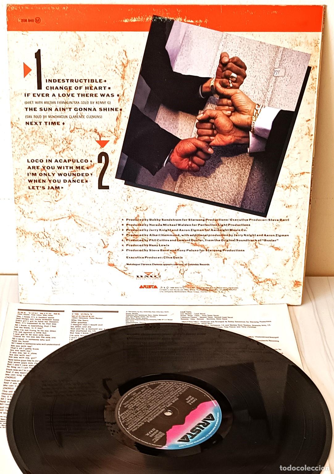 Discos de vinilo: FOUR TOPS - INDESTRUCTIBLE ARISTA - 1988 - Foto 2