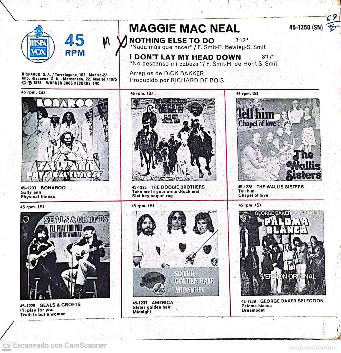 Discos de vinilo: Maggie MacNeal &lrm;&ndash; Nothing Else To Do - Foto 2