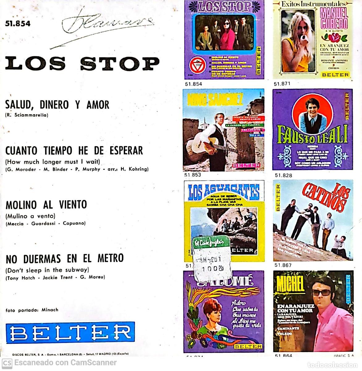 Discos de vinilo: Los Stop &lrm;&ndash; Salud, Dinero Y Amor - Foto 2
