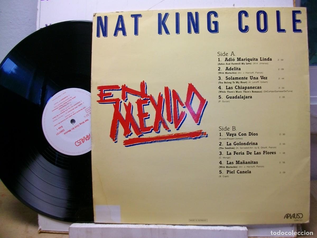 Discos de vinilo: NAT KING COLE EN MEXICO LP - Foto 2