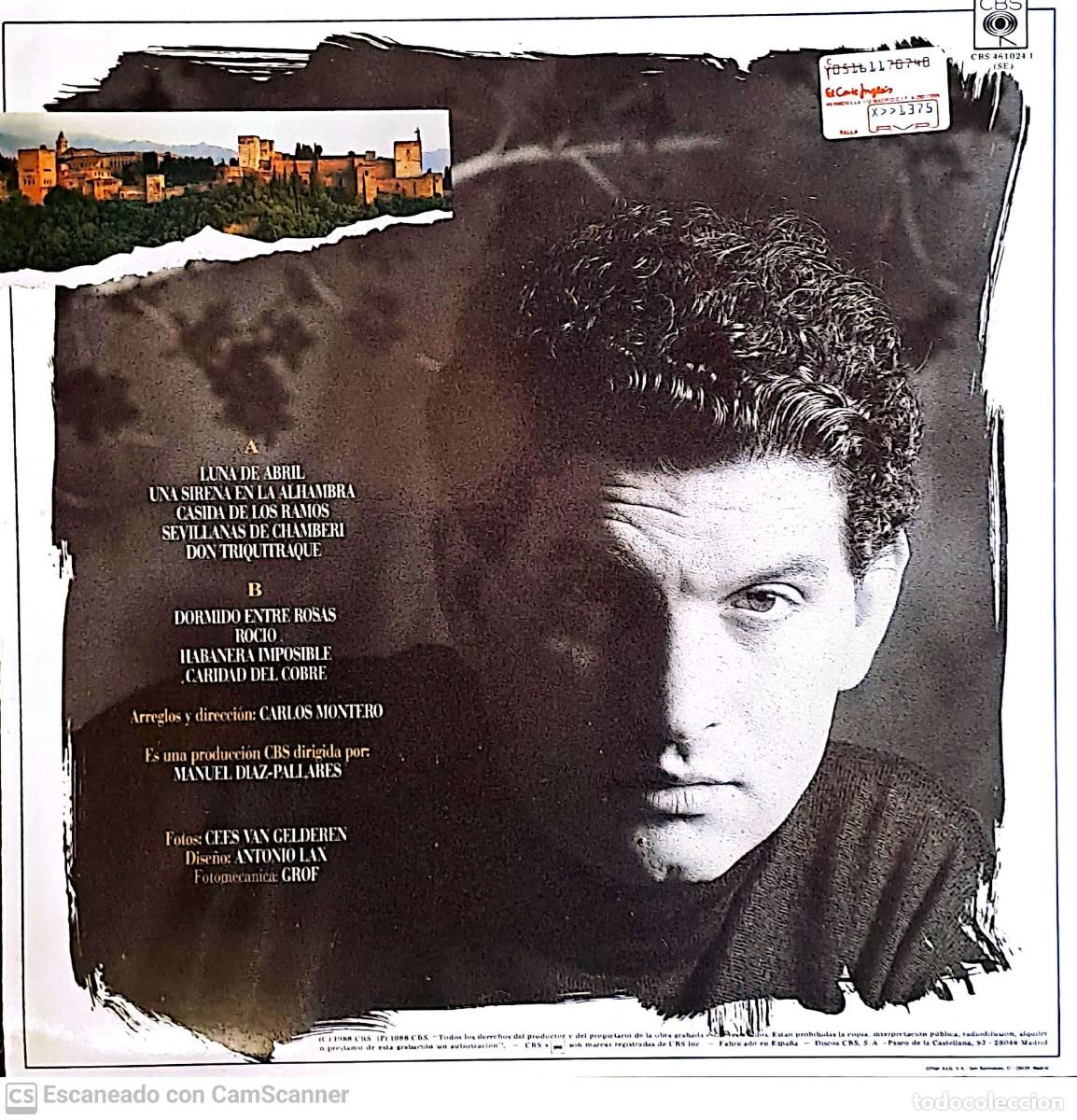 Discos de vinilo: Carlos Cano &lrm;&ndash; Luna de Abril - Foto 2