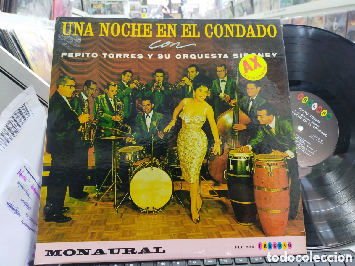 Disques de vinyle: Pepito torres LP una noche en el condado puerto rico