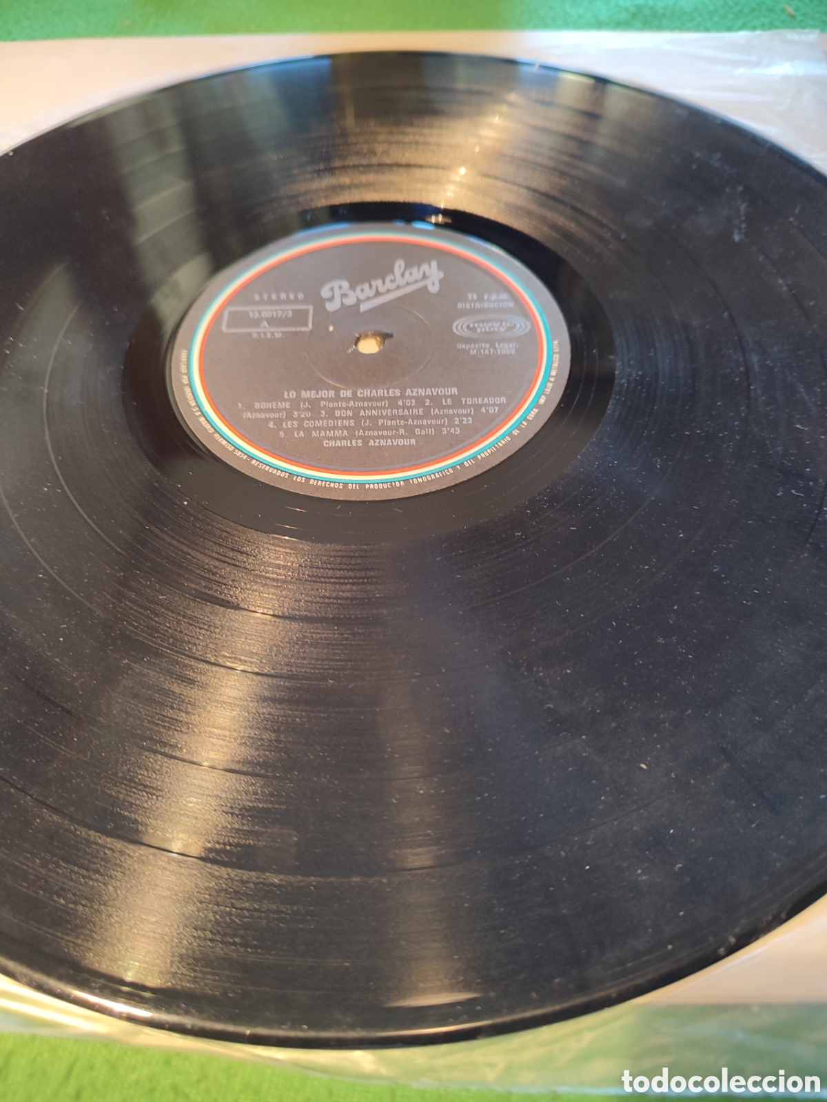Discos de vinilo: Charles Aznavour - Lo mejor de Vinilo Lp - Foto 3