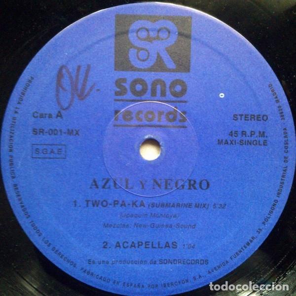 Discos de vinilo: Azul Y Negro &ndash; Two-Pa-Ka - Maxi Edici&oacute;n Limitada - Foto 1