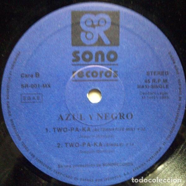 Discos de vinilo: Azul Y Negro &ndash; Two-Pa-Ka - Maxi Edici&oacute;n Limitada - Foto 2