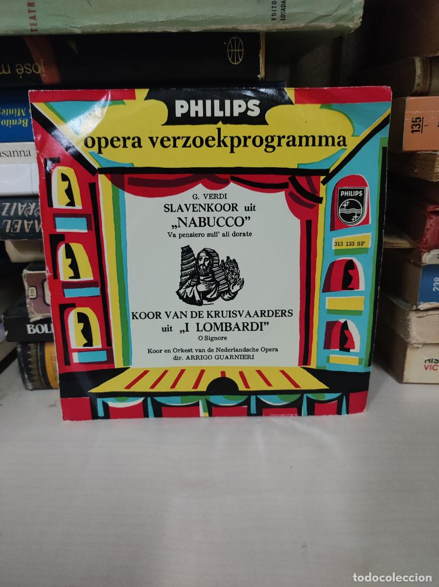 Discos de vinilo: OPERA VERZOEKPROGRAMMA KOOR VAN DE KRUIDVAT ANDERS UIT I LOMBARDI - Foto 1