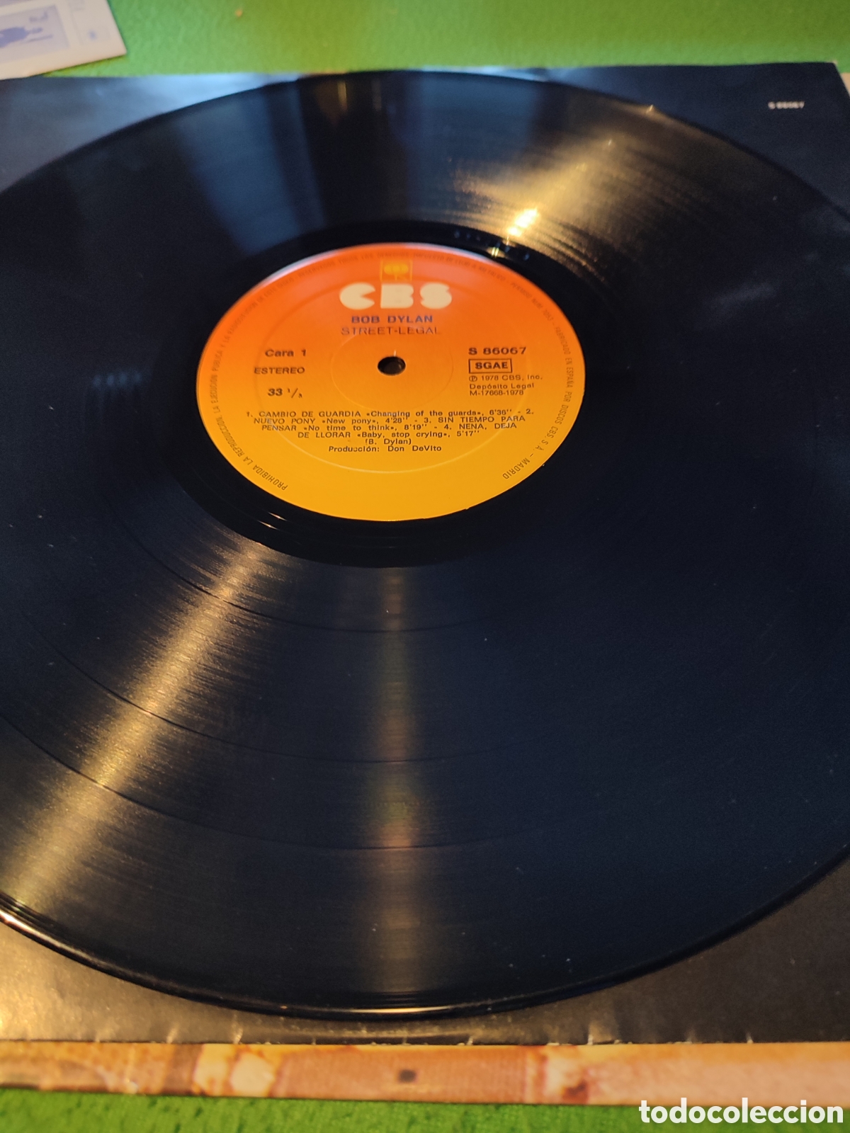 Discos de vinilo: Bob Dylan - Street legal - Foto 4