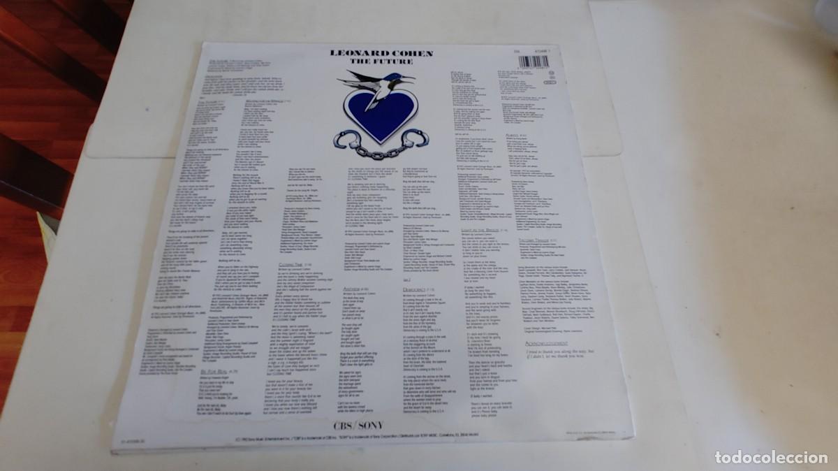Discos de vinilo: LEONARD COHEN-LP THE FUTURE-BUEN ESTADO - Foto 2
