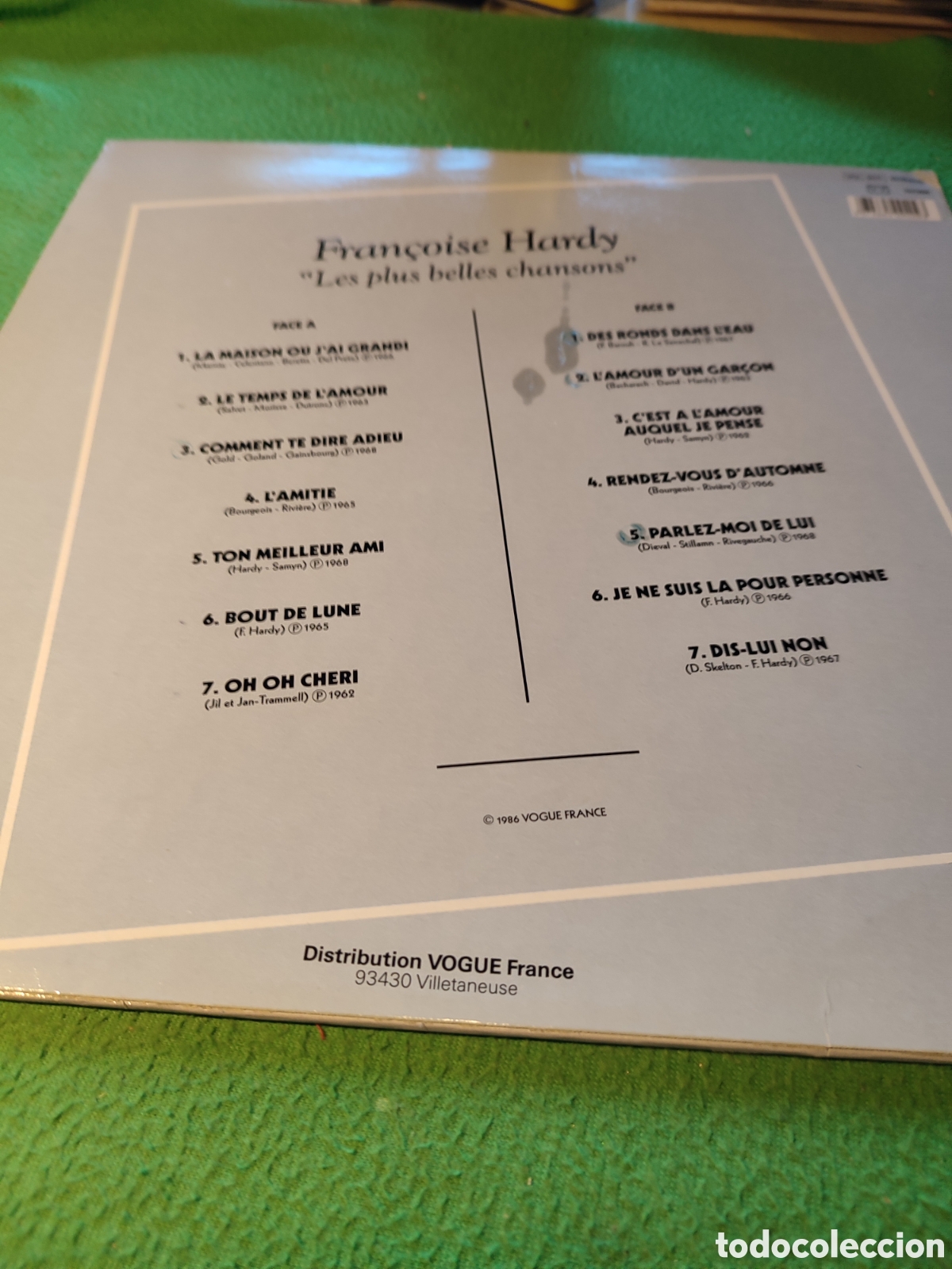 Discos de vinilo: Francoise Hardy - Les plus belles chansons - Foto 2