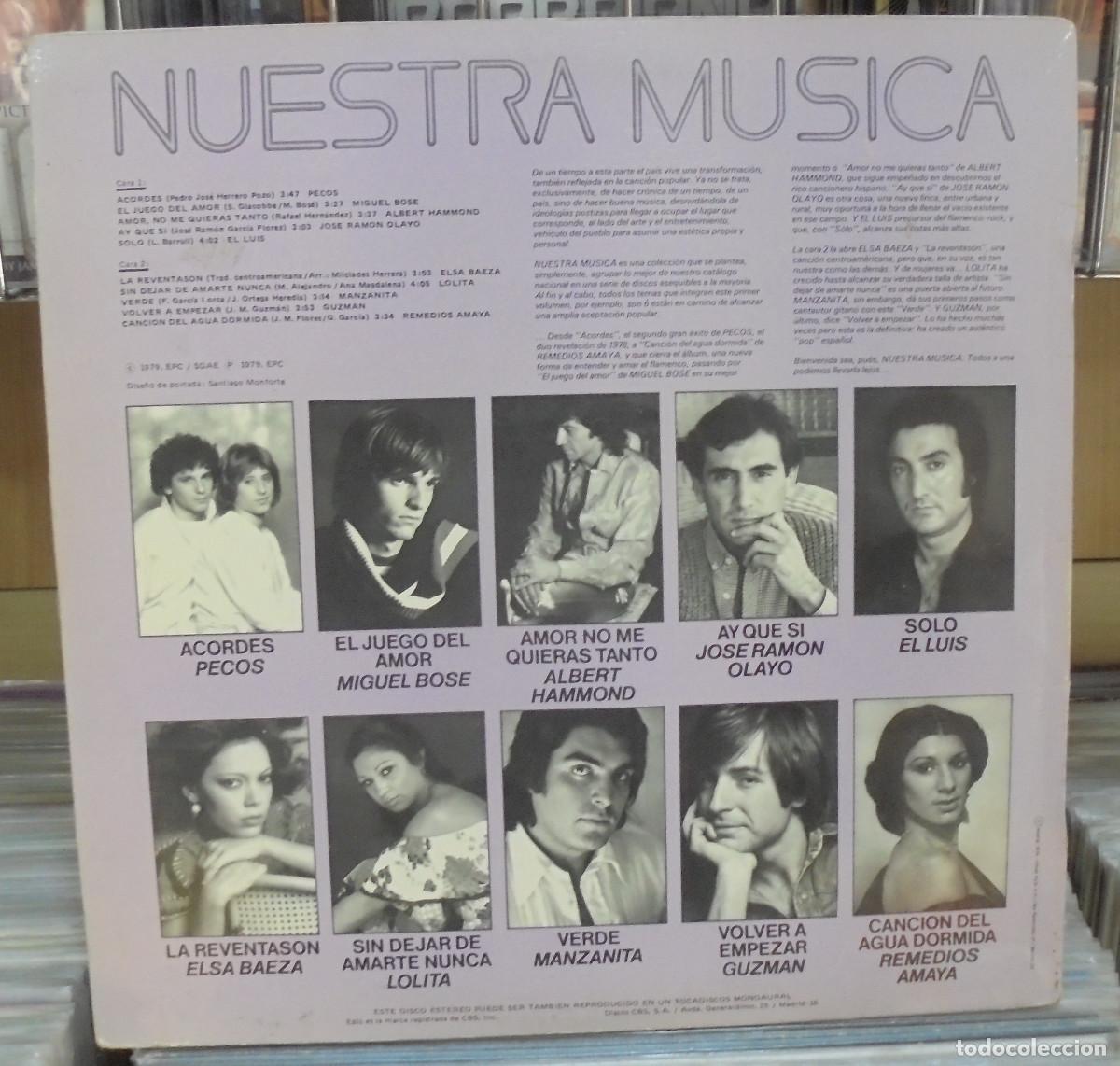 Discos de vinilo: Nuestra m&uacute;sica. Epic 1979 -- LP - Foto 2