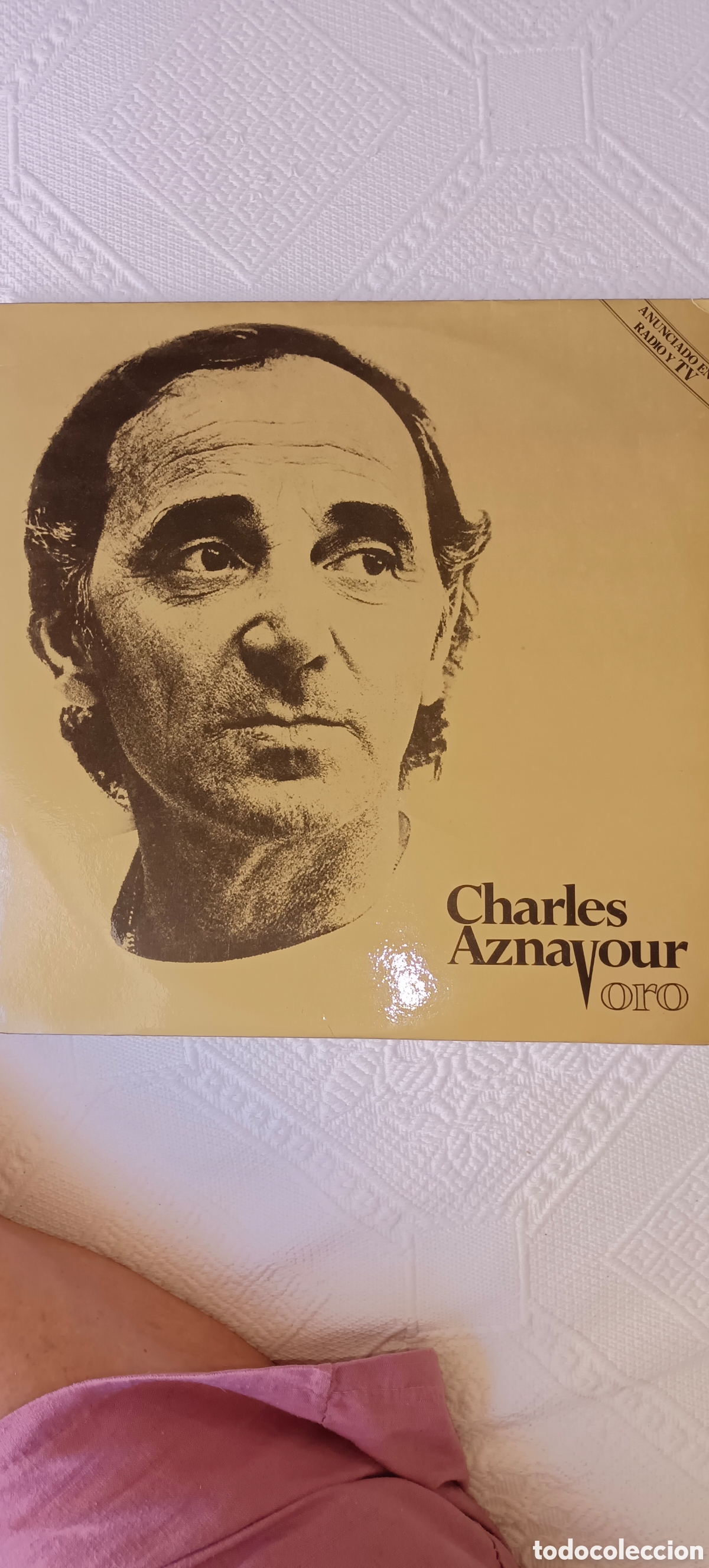 Discos de vinilo: Doble LP Charles Aznavour Oro a&ntilde;o 1982 - Foto 1