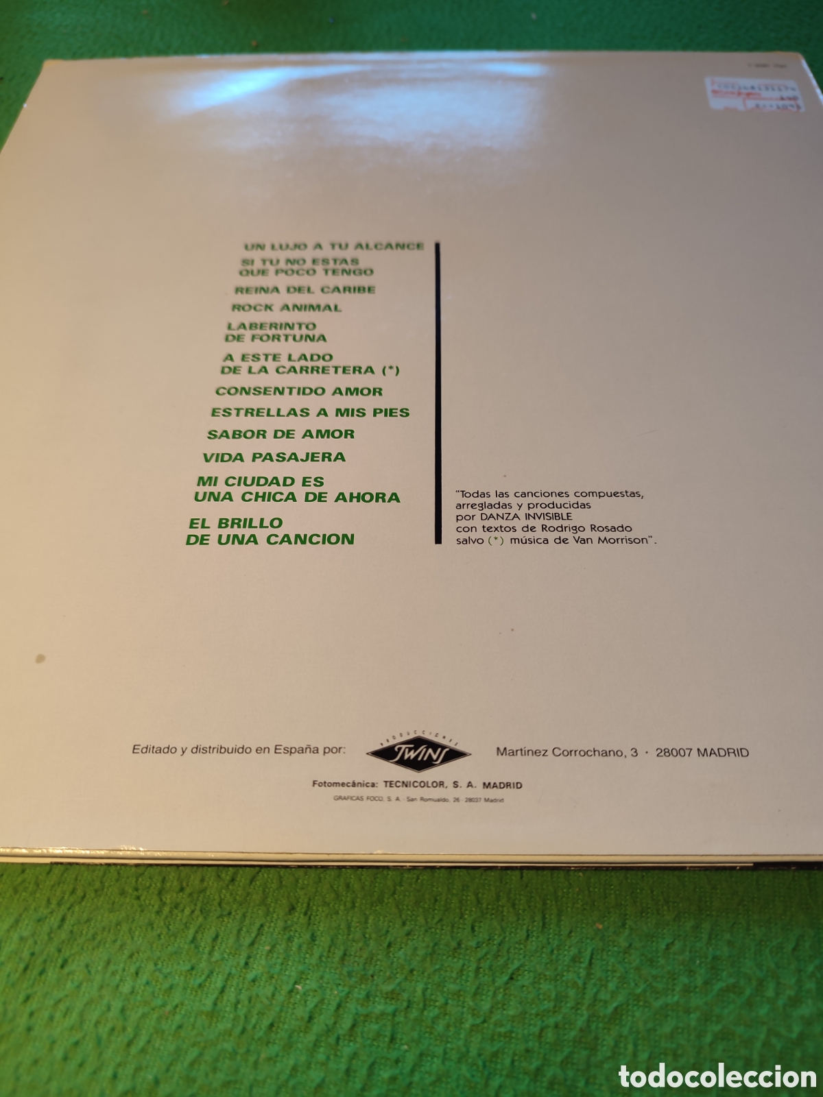 Discos de vinilo: Danza Invisible - A tu alcance - Foto 4