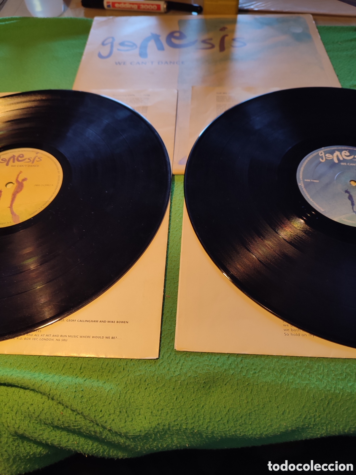 Discos de vinilo: G&eacute;nesis - We cant dance - Foto 3