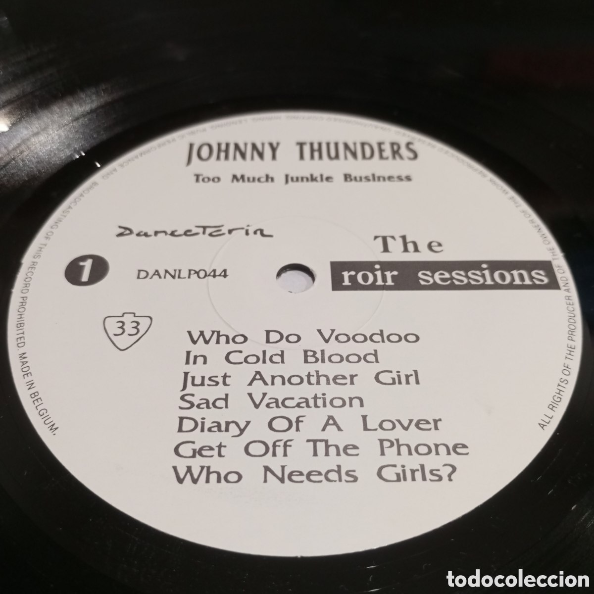 Discos de vinilo: JOHNNY THUNDERS - TOO MUCH JUNKIE BUSINESS - LP - Foto 3