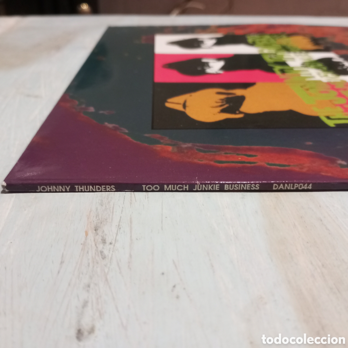 Discos de vinilo: JOHNNY THUNDERS - TOO MUCH JUNKIE BUSINESS - LP - Foto 4