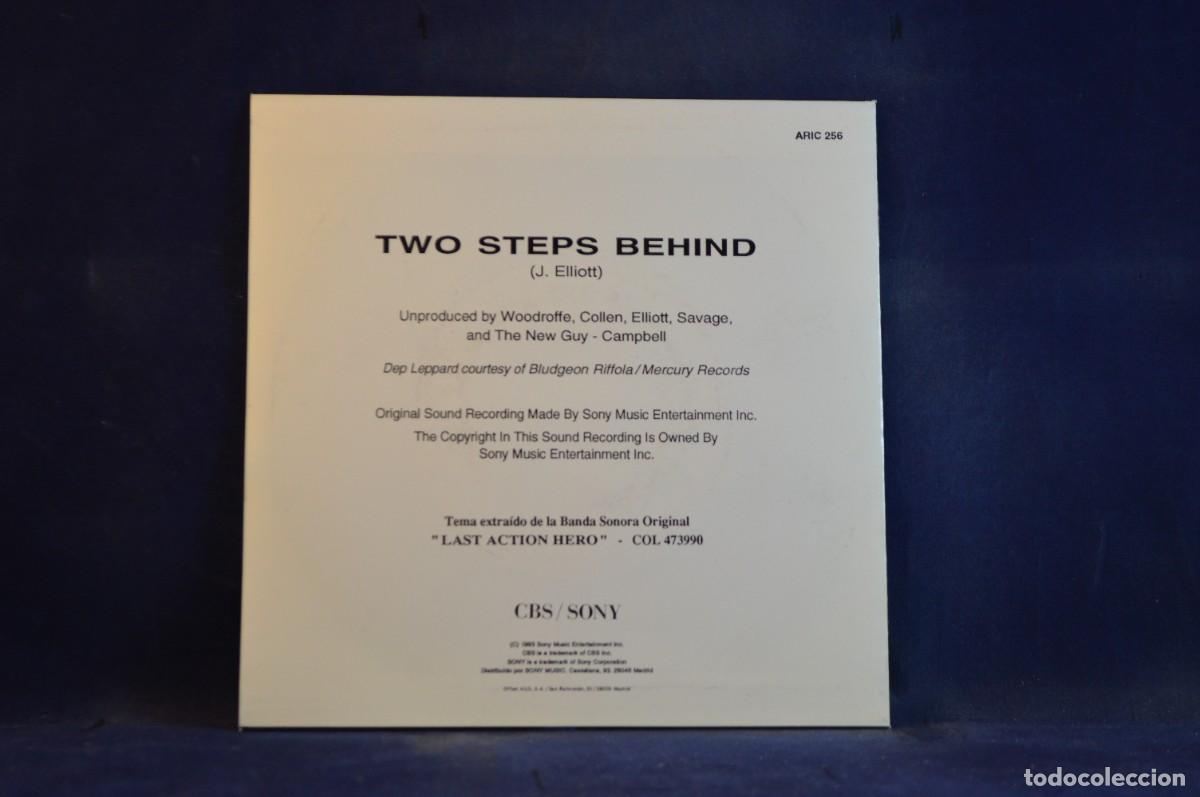 Discos de vinilo: DEF LEPPARD &ndash; TWO STEPS BEHIND - SINGLE PROMO - Foto 2