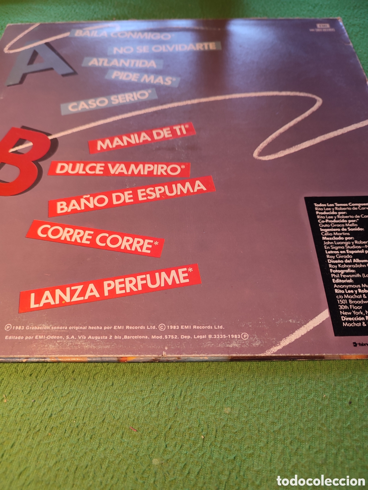 Discos de vinilo: Rita Lee y Roberto - Baila conmigo - Foto 2