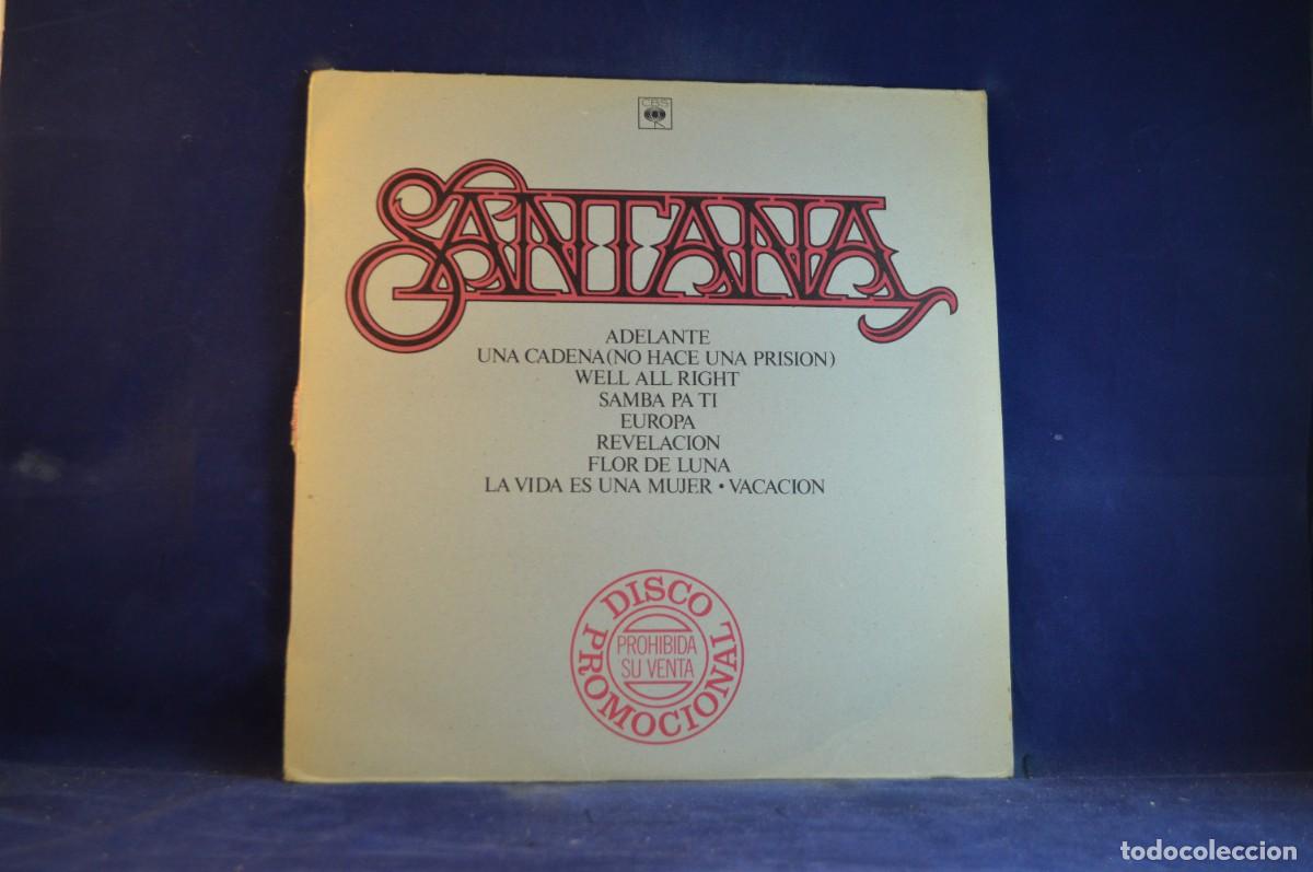 Discos de vinilo: SANTANA &ndash; SANTANA - LP PROMO - Foto 1