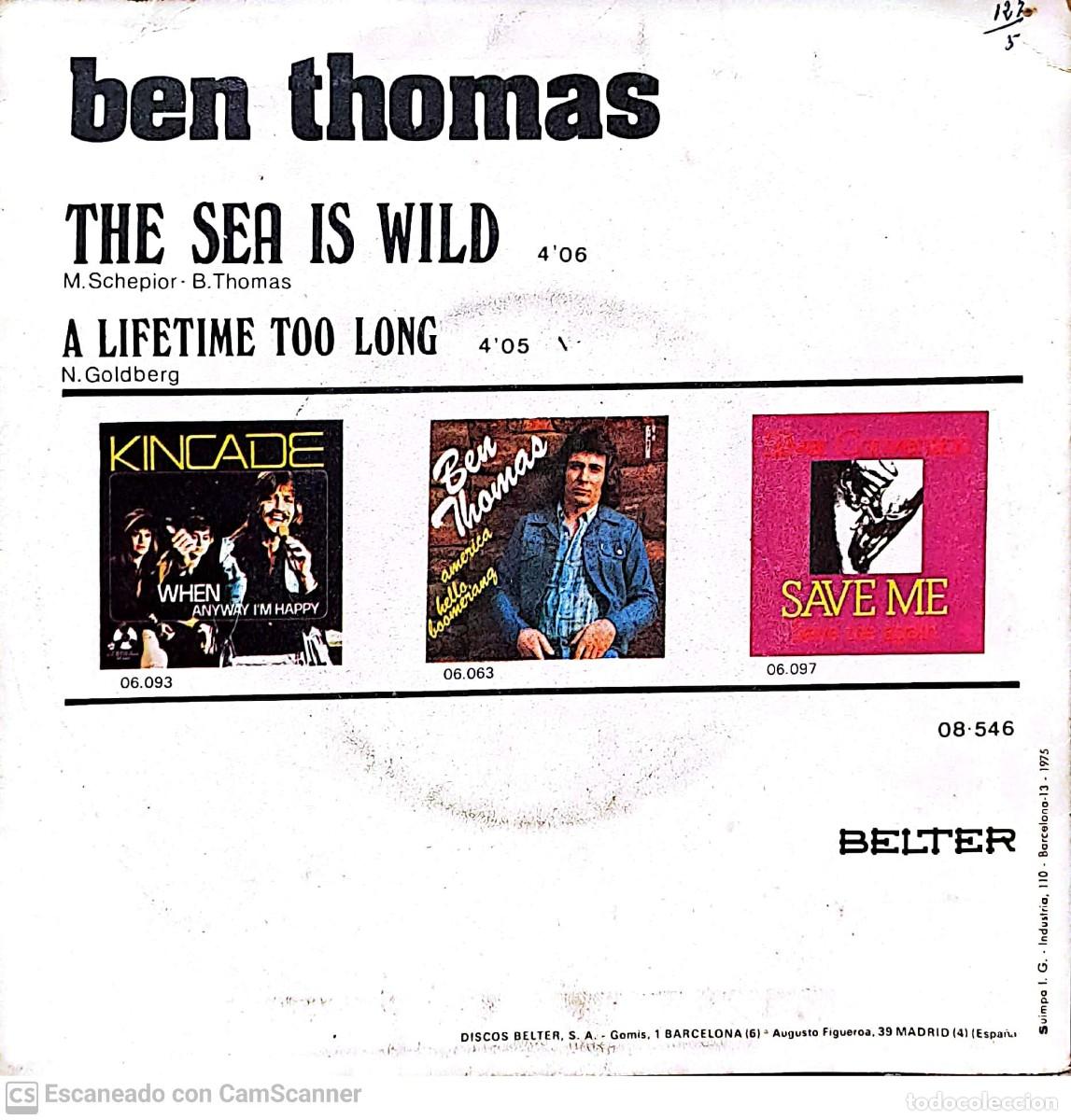 Discos de vinilo: Ben Thomas &lrm;&ndash; The Sea Is Wild - Foto 2