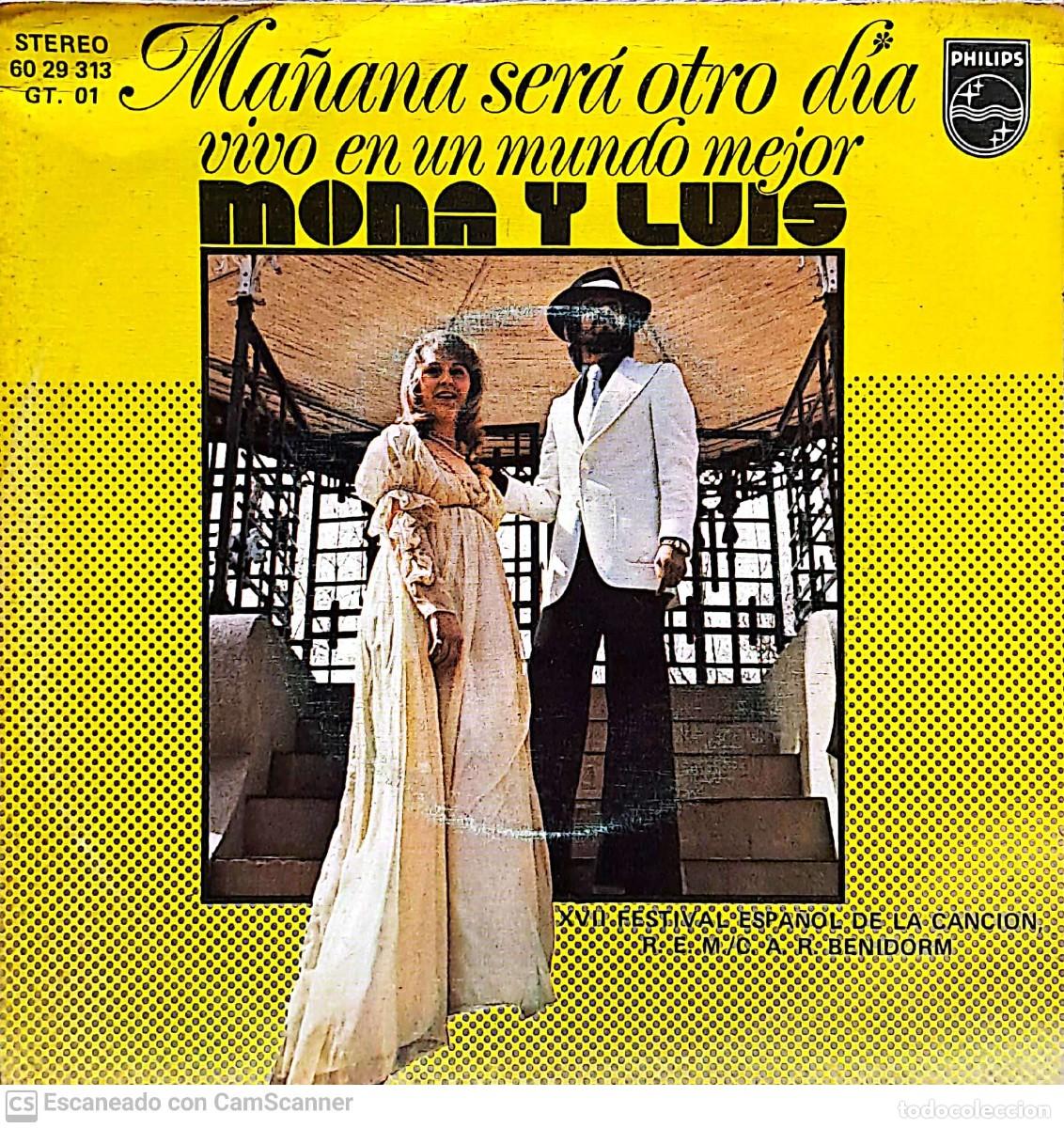Discos de vinilo: Mona Y Luis &lrm;&ndash; Ma&ntilde;ana Ser&aacute; Otro D&iacute;a - Foto 1