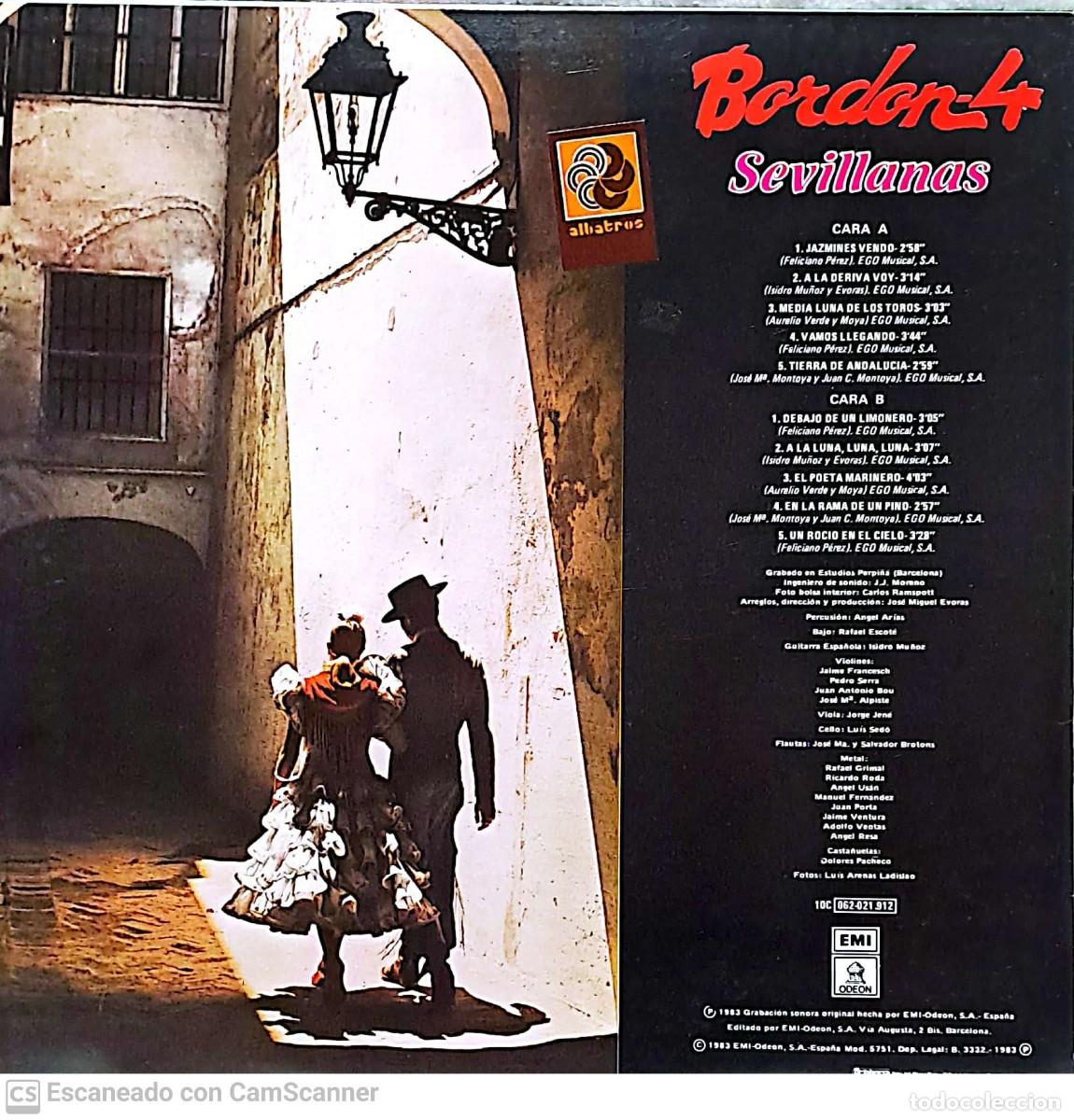 Discos de vinilo: Bordon-4 &lrm;&ndash; Sevillanas - Foto 2