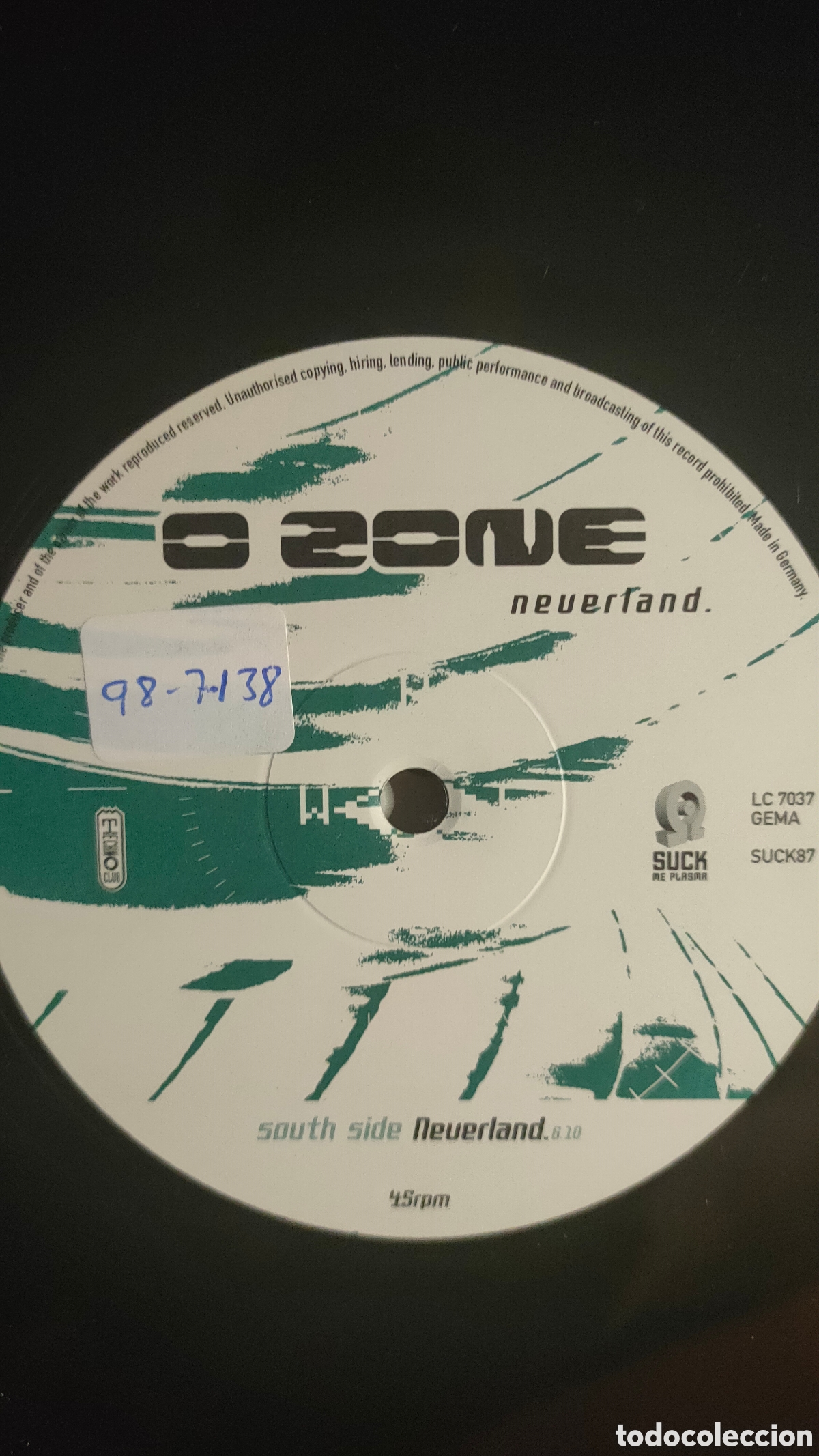 Discos de vinilo: O Zone &ndash; Neverland ..1997 original Germany.. disco de vinilo - Foto 4