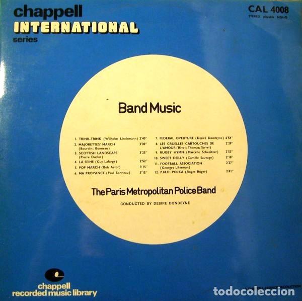 Discos de vinilo: The Paris Metropolitan Police Band &ndash; Band Music