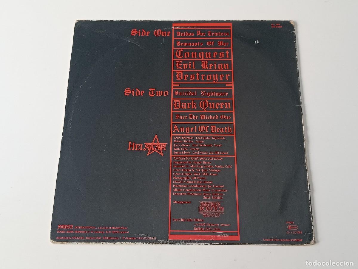 Discos de vinilo: LP HELSTAR - REMNANTS OF WAR - Foto 2