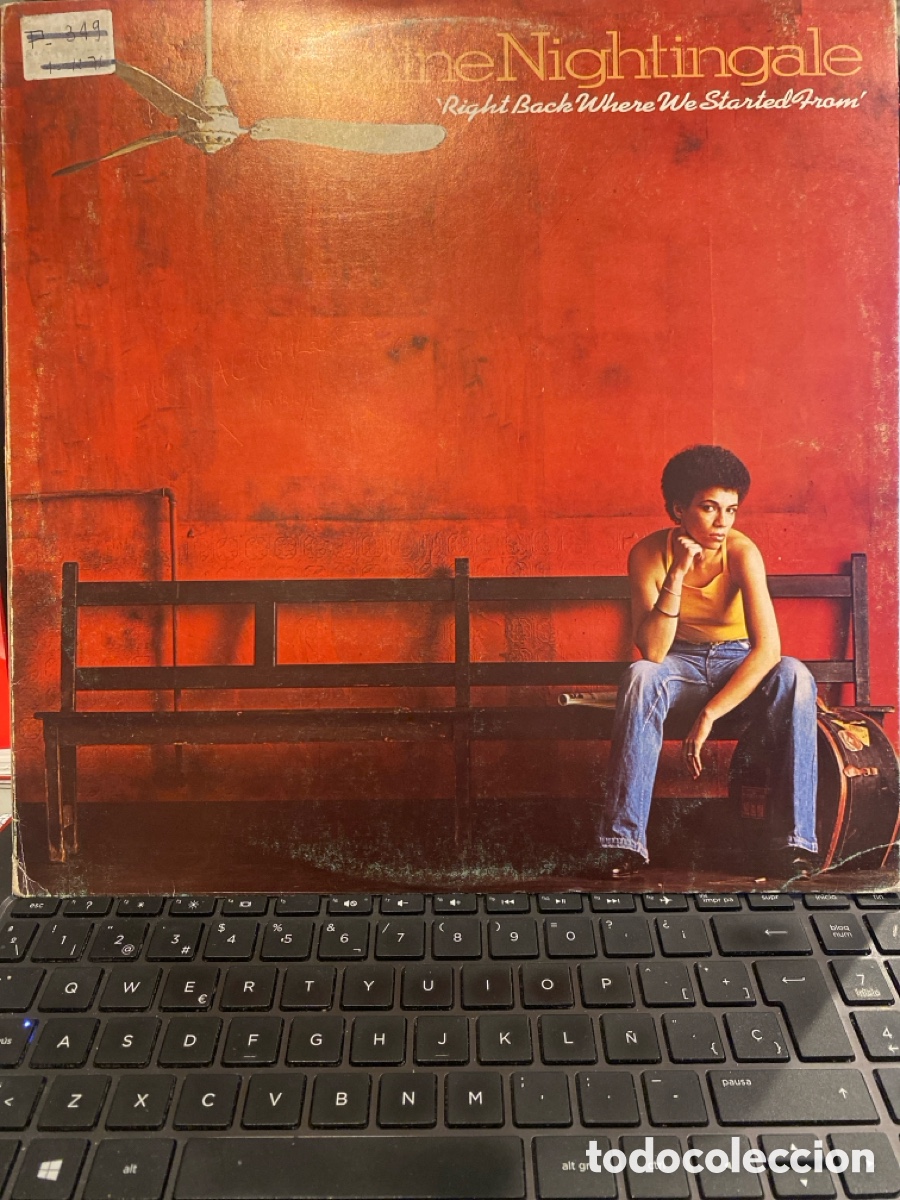 Discos de vinilo: MAXINE NIGHTINGALE - RIGHT BACK WHERE WE STARTED FROM LP SPAIN - Foto 1