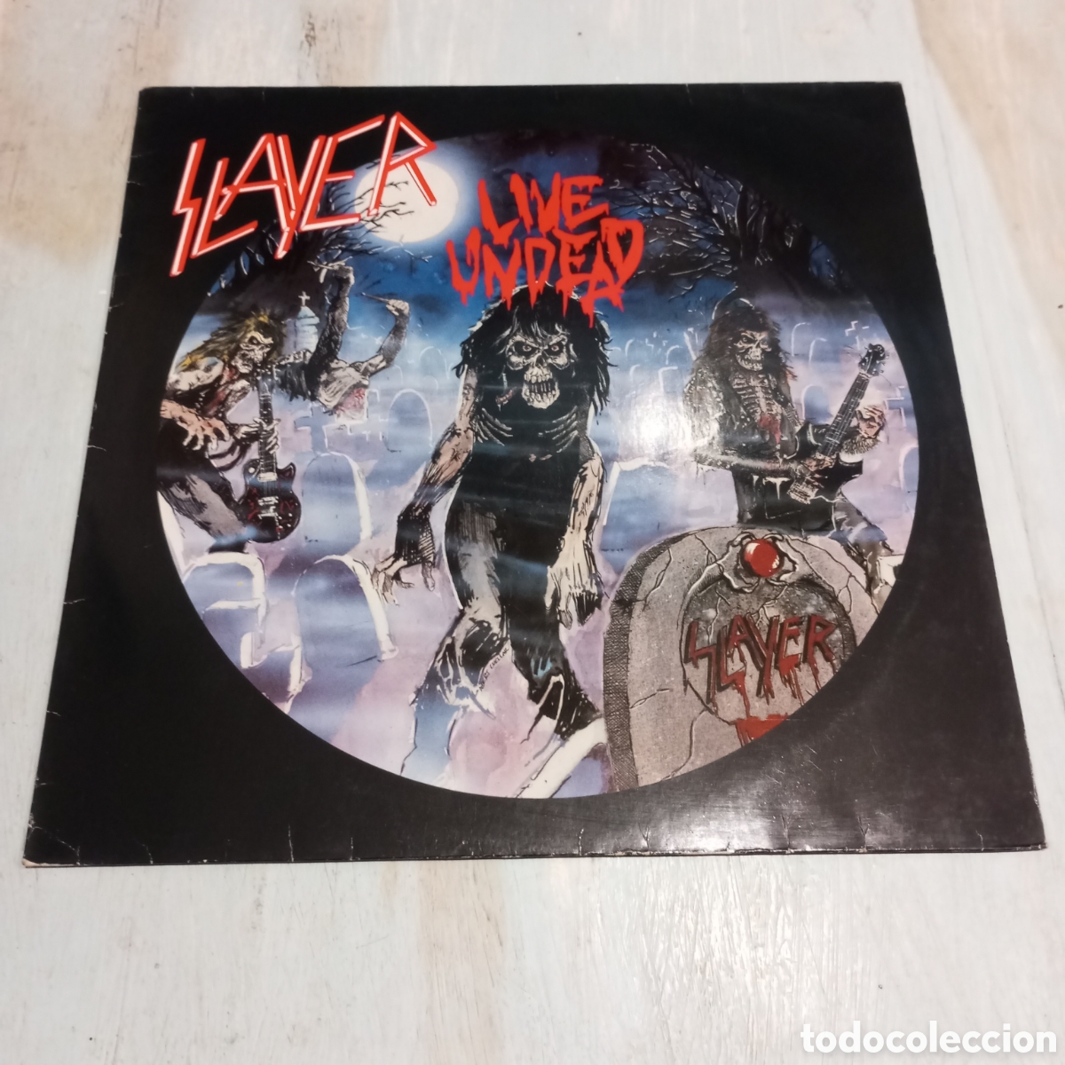 Discos de vinilo: SLAYER - LIVE UNDEAD - EP 12&rdquo; - Foto 1