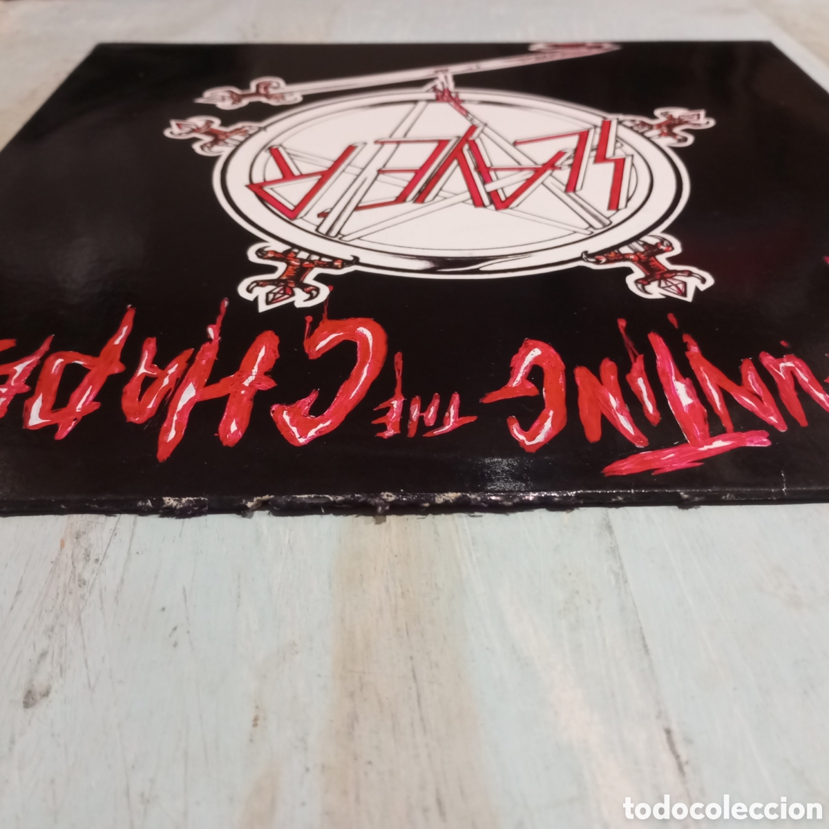 Discos de vinilo: SLAYER - HAUNTING THE CHAPEL - EP 12&rdquo; - Foto 4