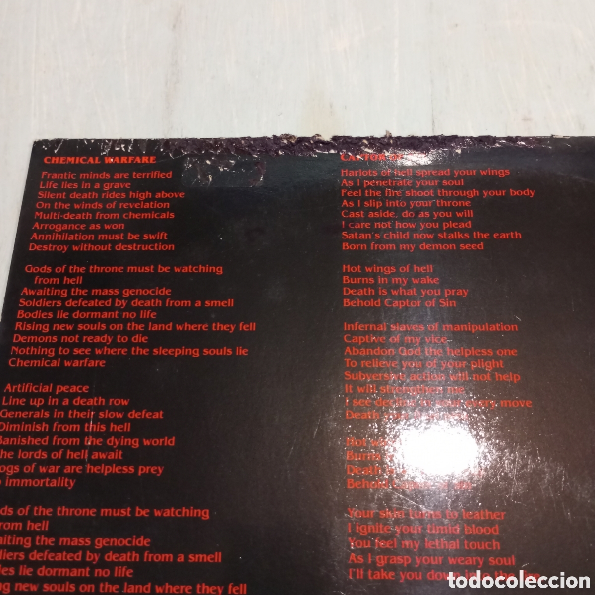 Discos de vinilo: SLAYER - HAUNTING THE CHAPEL - EP 12&rdquo; - Foto 5