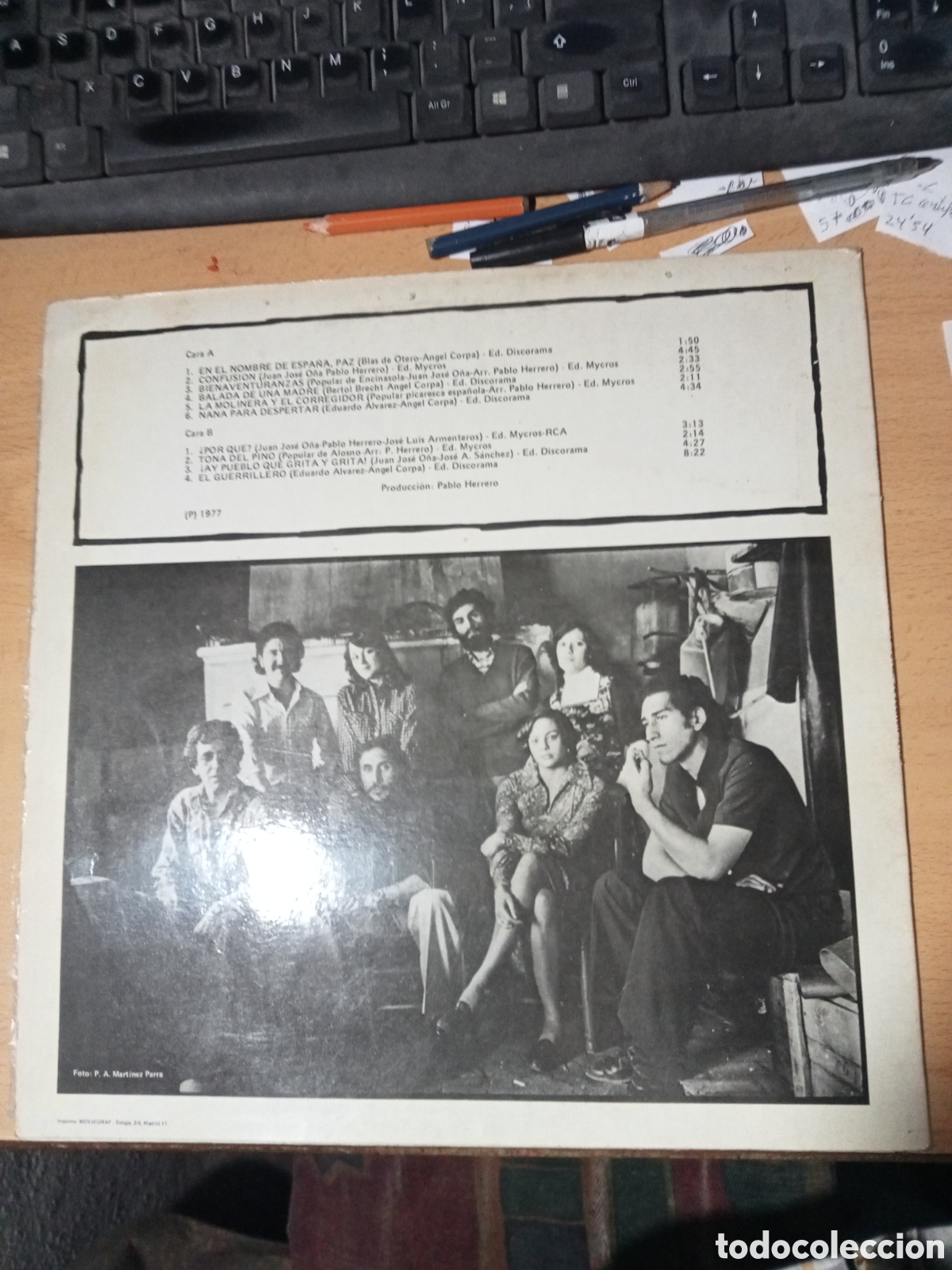 Discos de vinilo: Jarcha &lrm;En El Nombre De Espa&ntilde;a, Paz - Foto 2