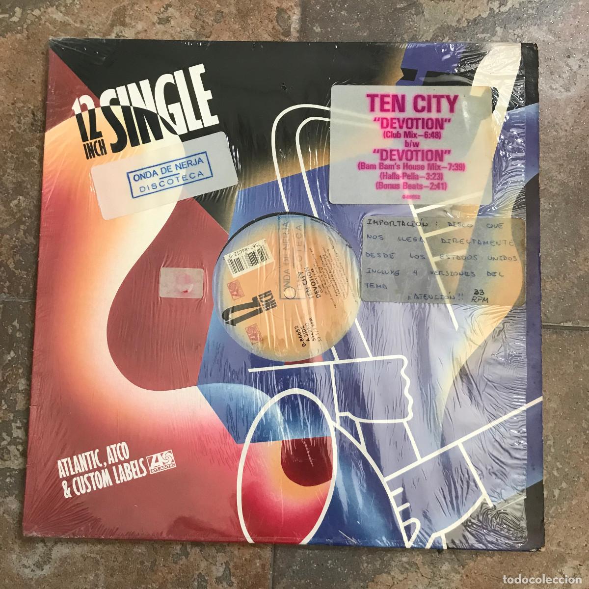 Discos de vinilo: TEN CITY - DEVOTION - 12 MAXISINGLE ATLANTIC USA 1987 - Foto 1