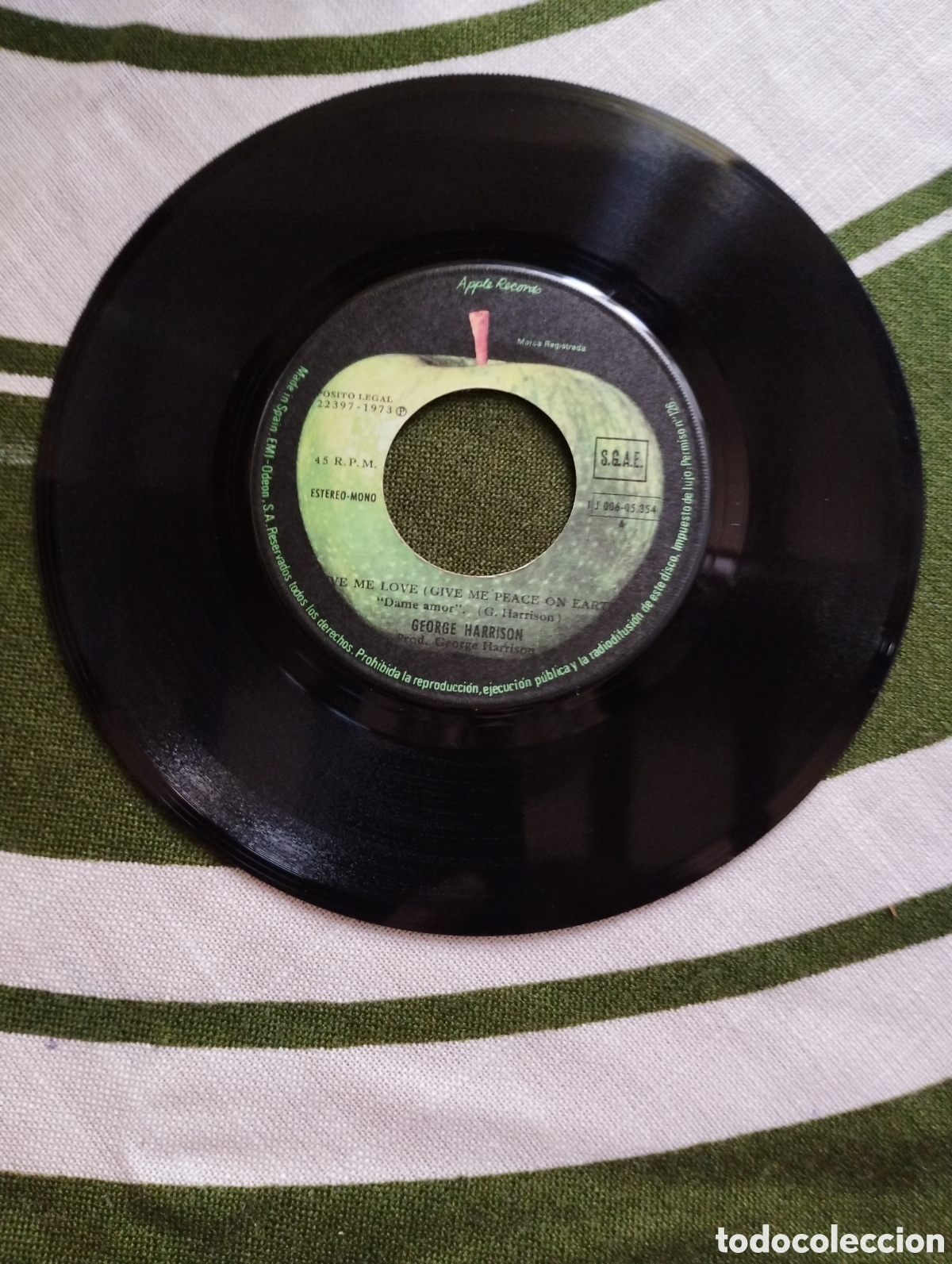 Discos de vinilo: George Harrison give me love - Foto 4