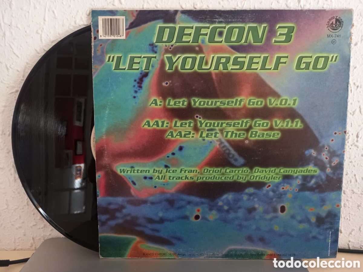 Discos de vinilo: DEFCON 3. Let yourself go. Spain 1996 - Foto 2