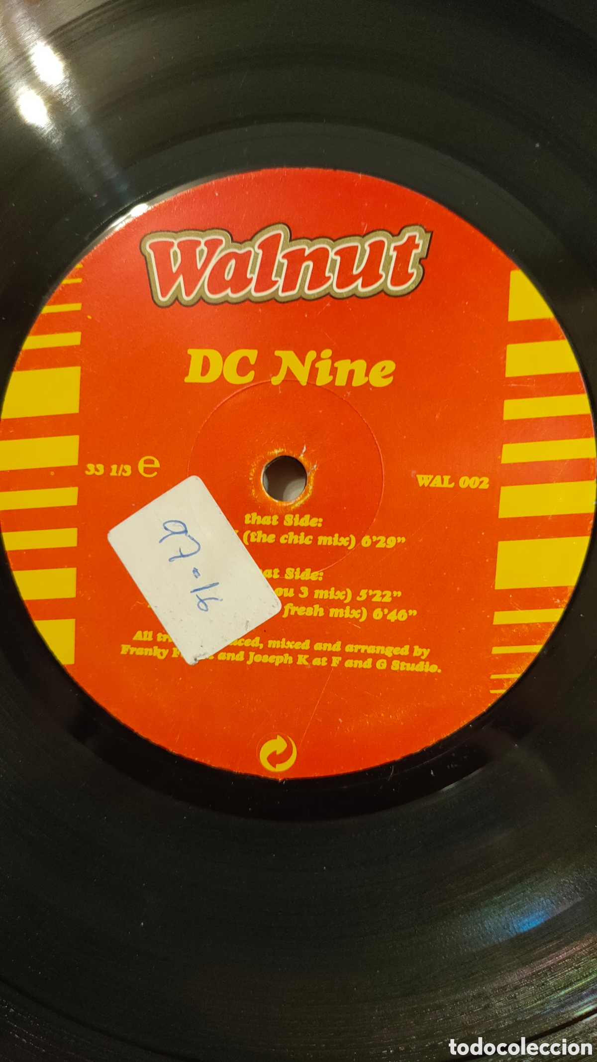 Discos de vinilo: DC Nine &ndash; Hey DJ .1996 original netherlands disco de vinilo - Foto 3