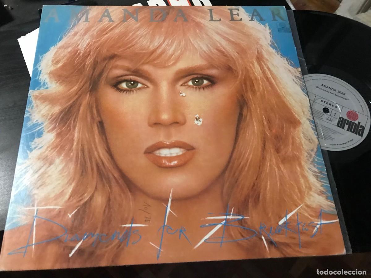 Discos de vinilo: AMANDA LEAR - DIAMONDS FOR BREAKFAST LP ARIOLA 1980 DISCO - Foto 1