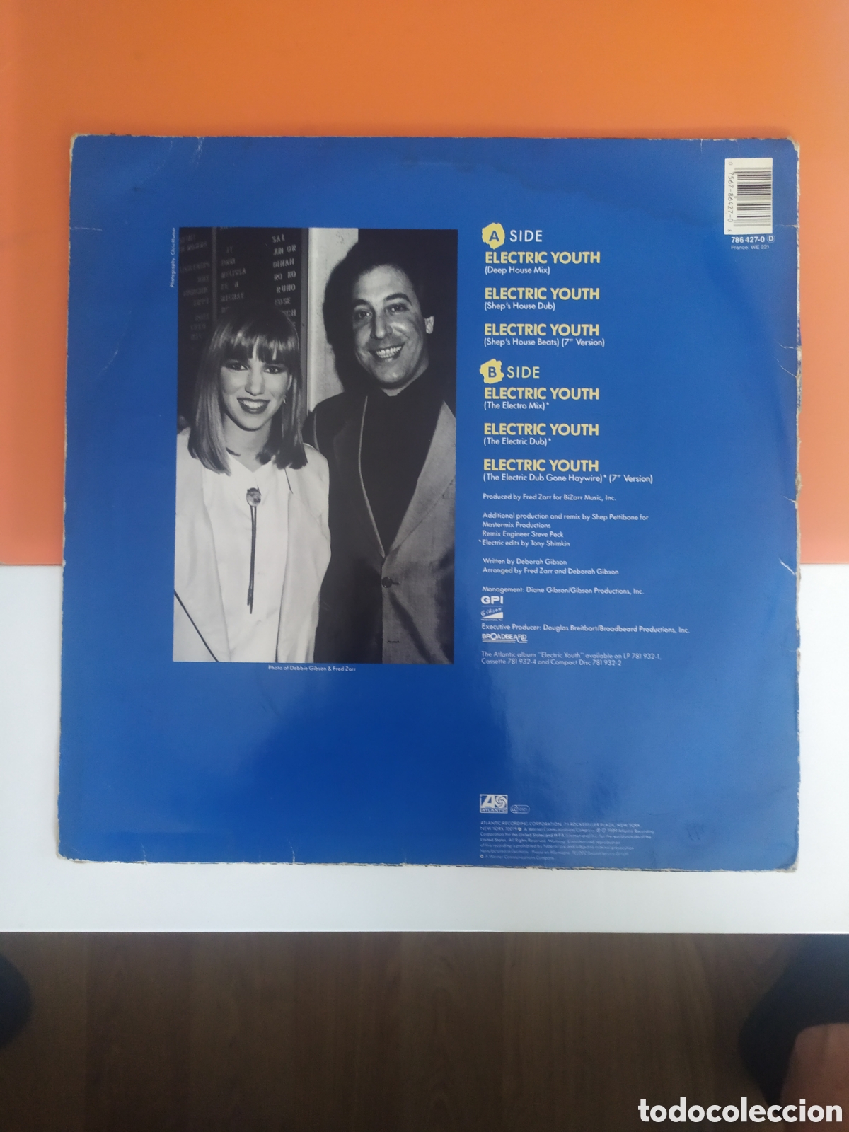 Discos de vinilo: Maxi single Debbie Gibson. Electric Youth - Foto 2