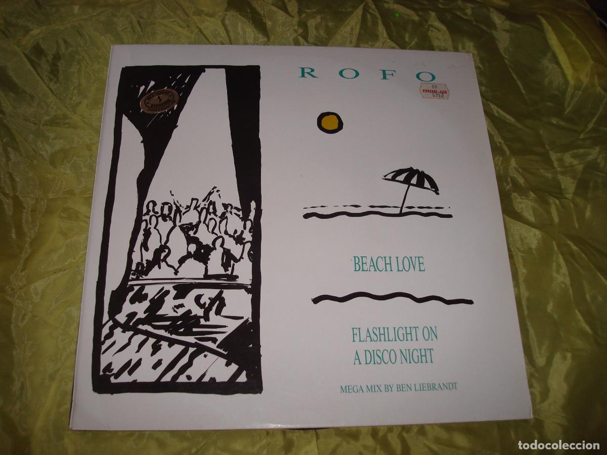 Discos de vinilo: ROFO. BEACH LOVE. MAX- MUSIC, 1987. MAXI-SINGLE . IMPECABLE(#) - Foto 1