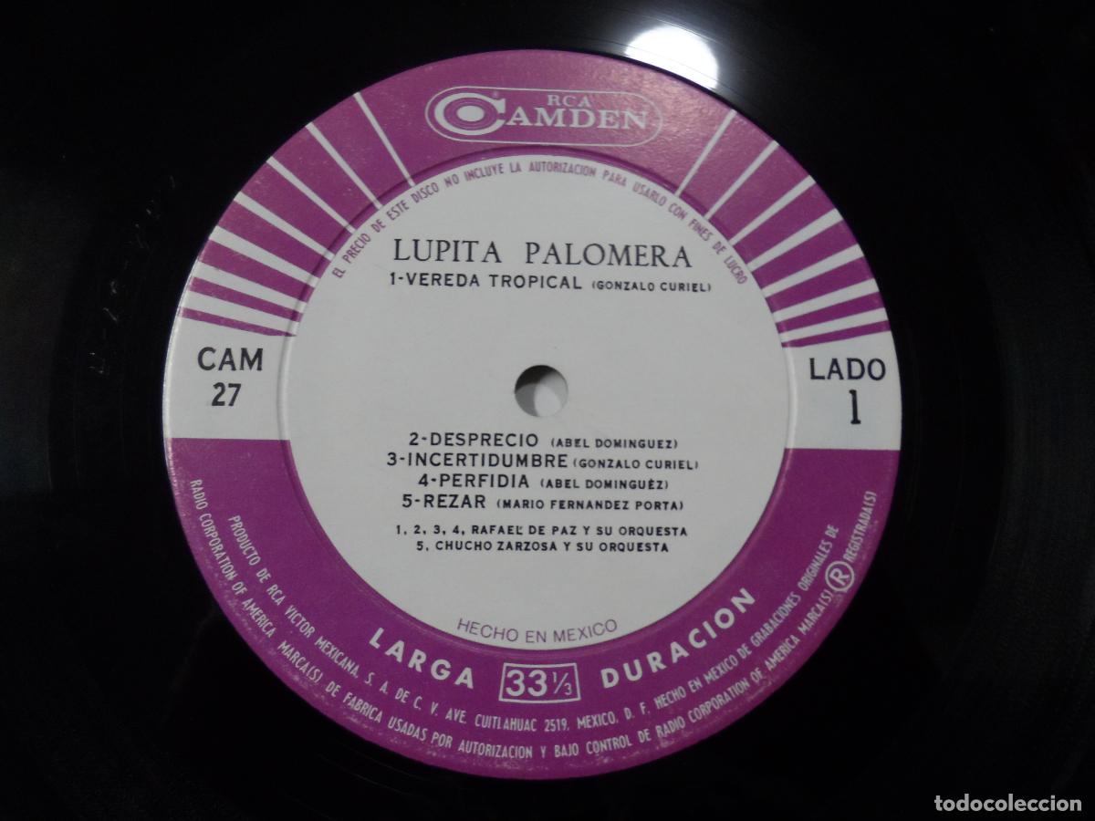 Discos de vinilo: LUPITA PALOMERA - RECORDANDO - Foto 3