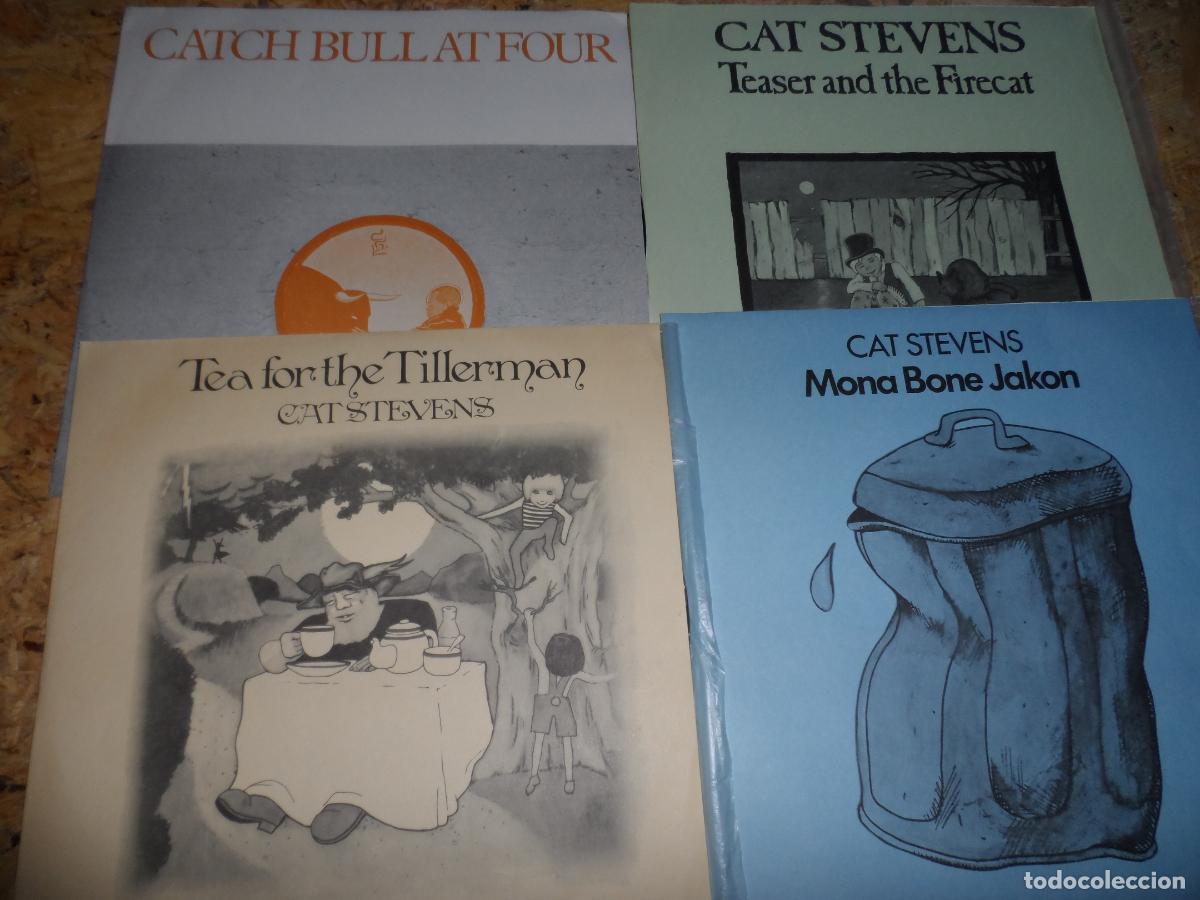 Discos de vinilo: CAT STEVENS - CAJA 4 LPS (SPAIN 1982) - Foto 3