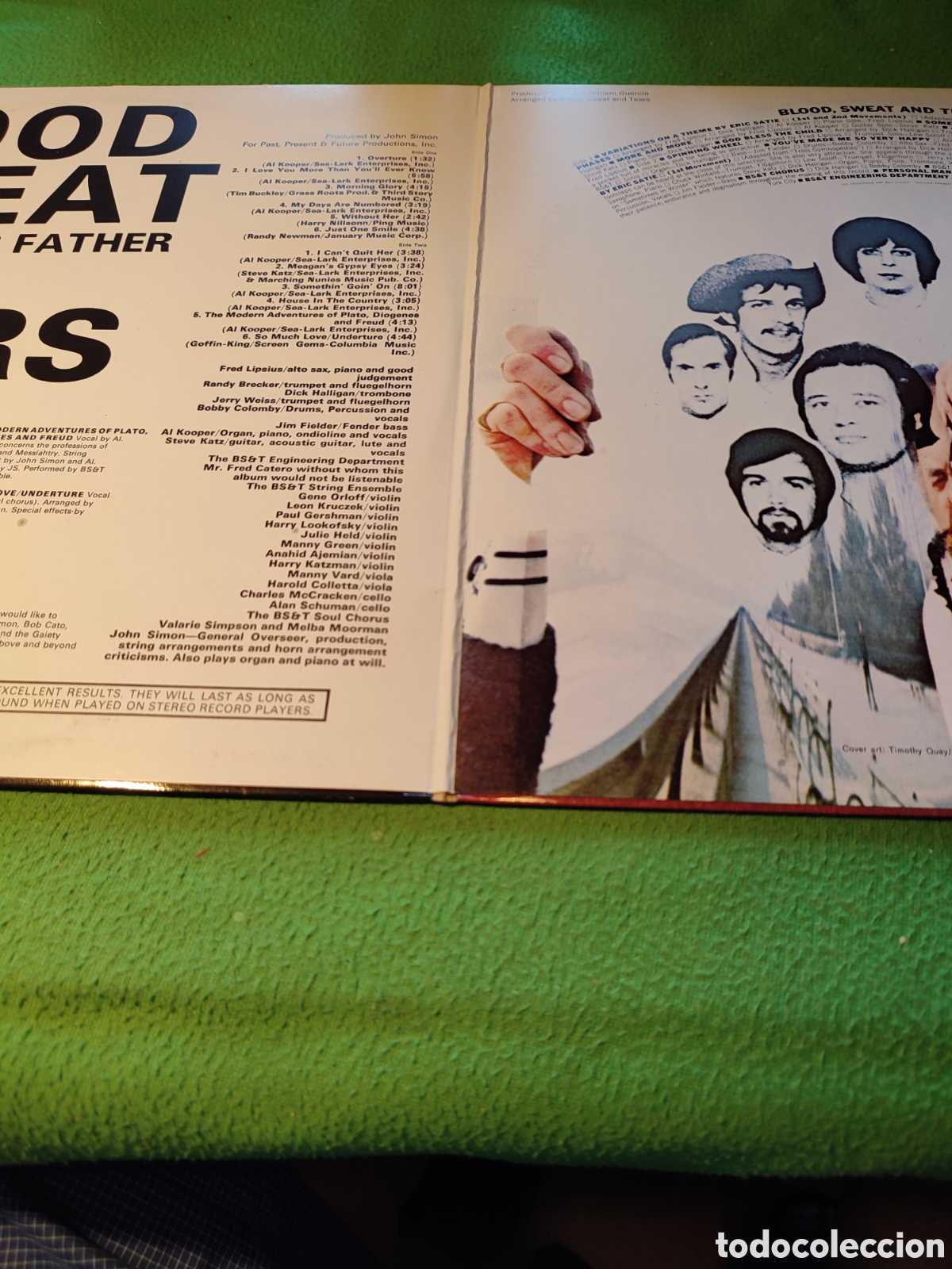 Discos de vinilo: Blood, Sweat & Tears - Same + Child is father .. - Foto 2