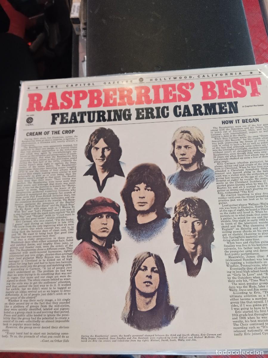 Discos de vinilo: BADFINGER- RASPBERRIES BEST FEATURING ERIC CARMEN. LP - Foto 1