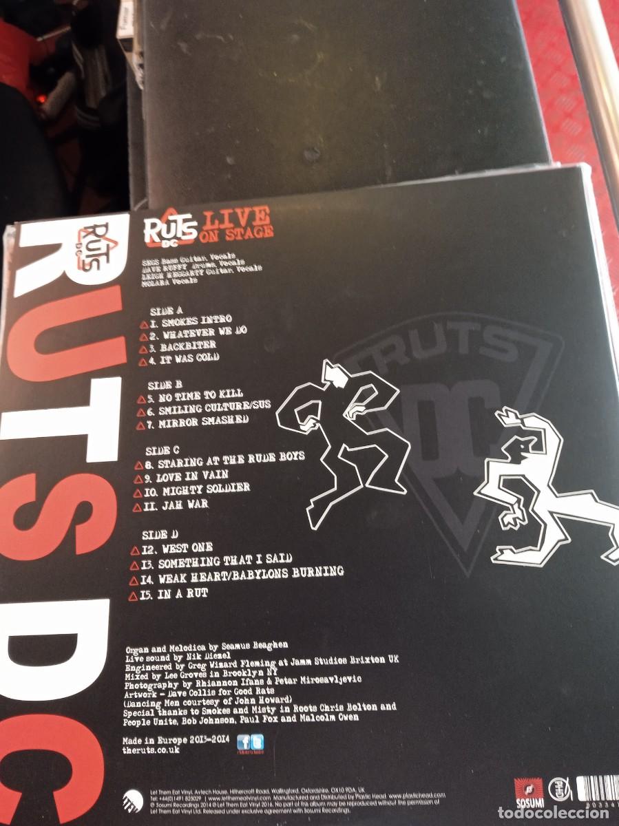 Discos de vinilo: RUTS D.C.- LIVE ON STAGE. LP DOBLE - Foto 2