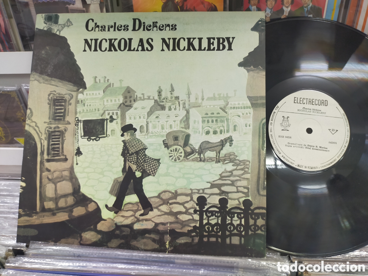 Discos de vinilo: Nickolas nickleby LP charles dickens Ruman&iacute;a 1992 en rumano