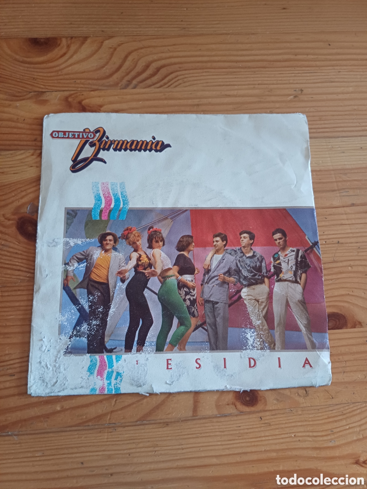 Discos de vinilo: Objetivo Birmania Desidia Tongo single vinilo - funda deteriorada - Foto 1